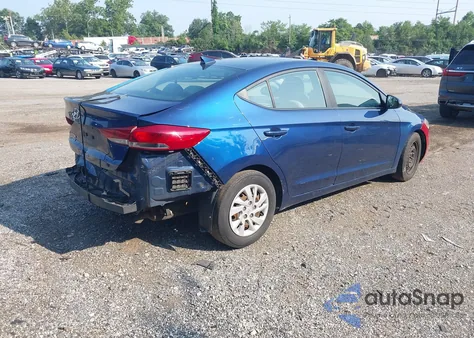 2018 Hyundai Elantra Se из США, поврежденный, VIN 5NPD74LFXJH382448